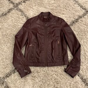 J2 Red Leather Jacket